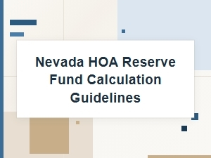 Nevada Reserve Fund Calculation Guidelines